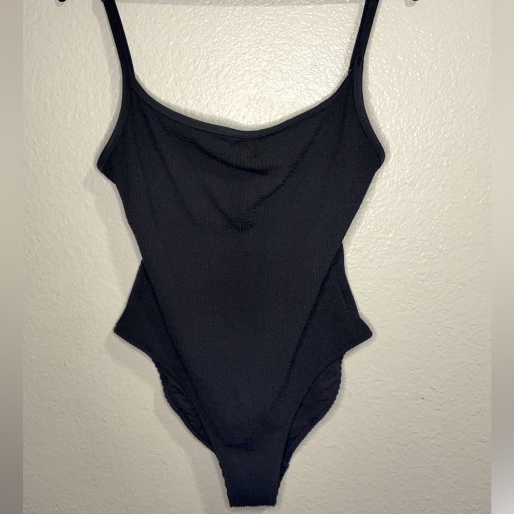 Aerie Black One-Piece Swimsuit